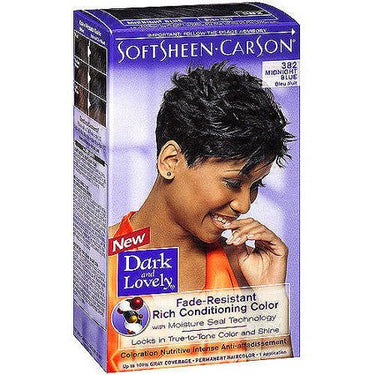 Dark and Lovely Fade-Resistant Conditioning Color Midnight Blue - 382 - ANNS BEAUTY SUPPLY